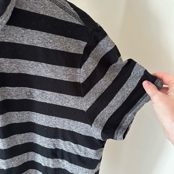 Calvin Klein Jeans Black and Gray Polo Shirt - Picture 5 of 7